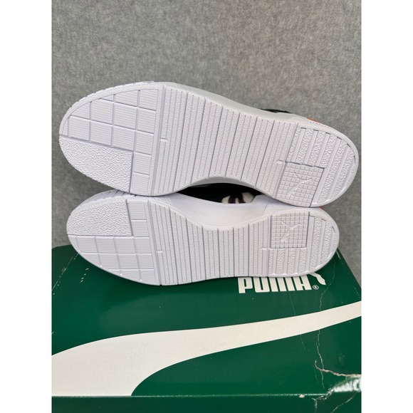 PUMA Cali Sport W. Cats‎ Womens Sneakers White Black Zebra Orange Shoes Size 11 - Picture 5 of 8